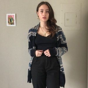 Slouchy Tribal Cardigan